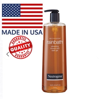 🇱🇷Mdae In USAแท้💯NEUTROGENA นูโทรจีน่า เจลอาบน้ำเรนบาธรีเฟรชชิ่ง 473มล.