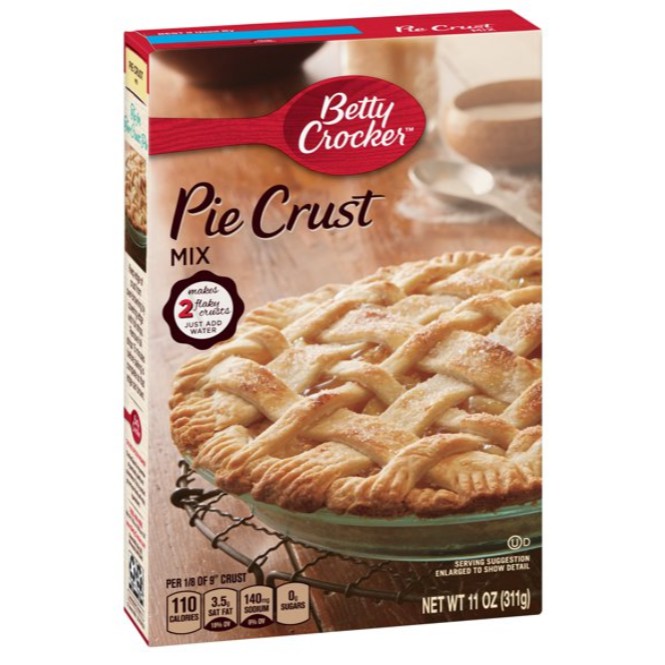 Betty Crocker Pie Crust Mix แป้งสำเร็จรูปสำหรับทำพาย 311g Shopee Thailand