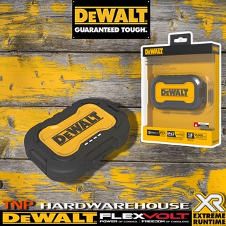DEWALT powerBank กำลังไฟ 18 วัตต์ ความจุแบต 10,000 mAh กันน้ำ (IP67) DXMA2151643