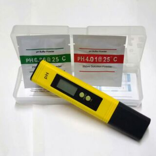 ปากกาวัดค่า pH ดิจิตอล เครื่องวัดค่า pH Meter 0.01 อุปกรณ์วัดค่ากรด-ด่างในน้ำ