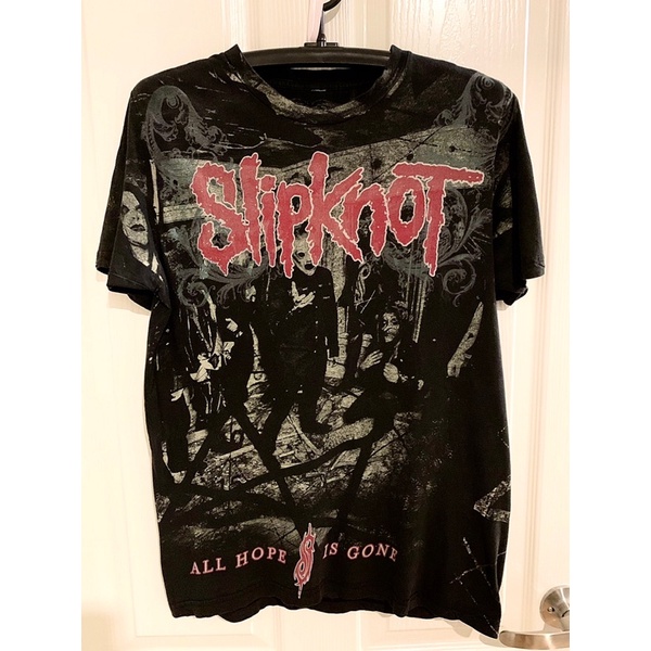 Rare Slipknot OVP All Hope Is Gone!!ยิ่งแพงยิ่งหายากมากวงนี้(Size M ป้ายบิน)💀🔥(ตัวนี้ตัวที่ 2)