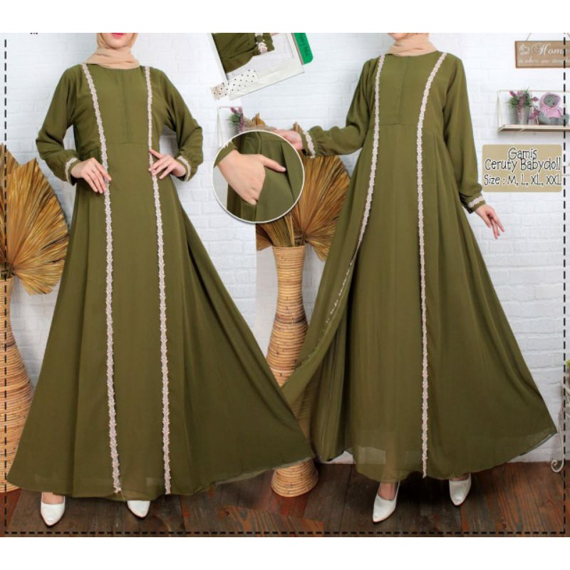 Gamis INA GAMIS AINUM GAMIS CERUTY LACE GAMIS ใหม่ล่าสุด GAMIS DANGAN GAMIS PLAIN GAMIS SIMPLE GAMIS