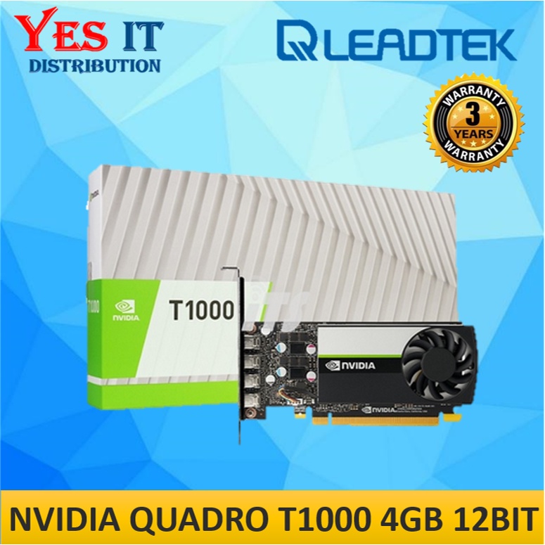 LEADTEK QUADRO T1000 NVIDIA QUADRO T1000 4GBD6 128BIT กราฟิกการ์ดระดับมืออาชีพ