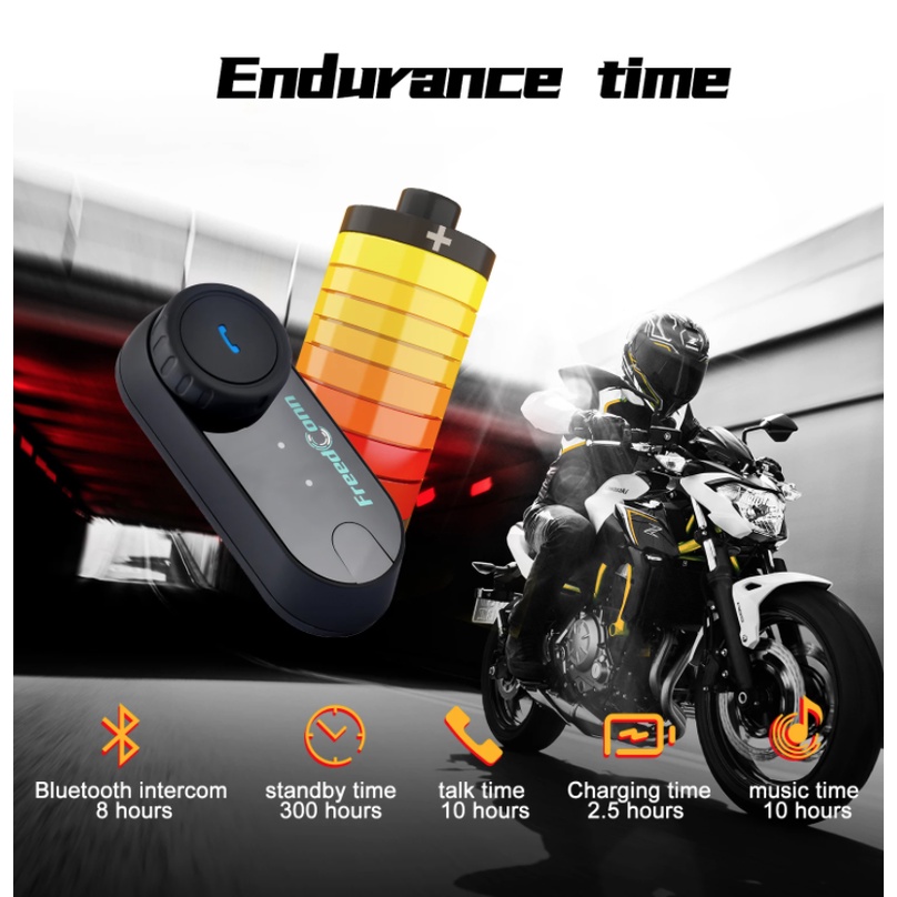 2022 New FreedConn 2 pcs VB Dual Mics wireless Helmet