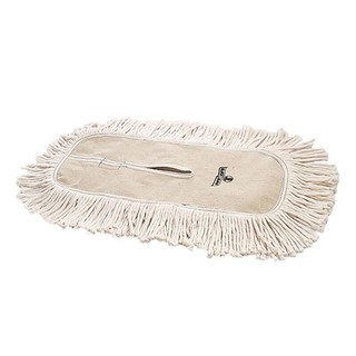 BE MAN อะไหล่ผ้าม็อบดันฝุ่น A0108023 ขนาด 15 นิ้ว สีขาว - เทา BE MAN Dust Mop Parts A0108023 Size 15 inch White-Gray