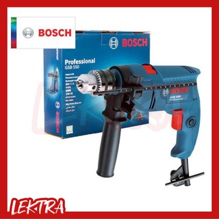 BOSCH สว่านไฟฟ้า สว่านกระแทก 13 มม. รุ่น GSB550 550W