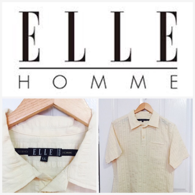 เสื้อเชิ้ตมือสอง ป้าย Elle Homme
