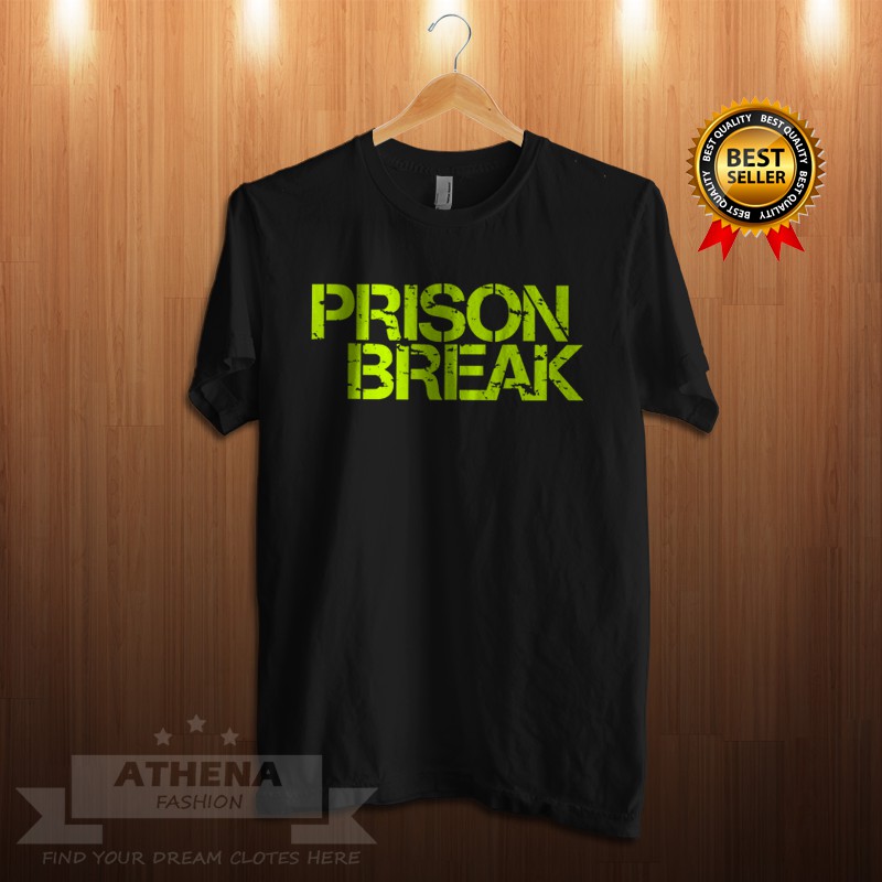 เสื้อยืด เสื้อยืดแขนสั้น PRISON BREAK GOOD DISTRO QUALITY