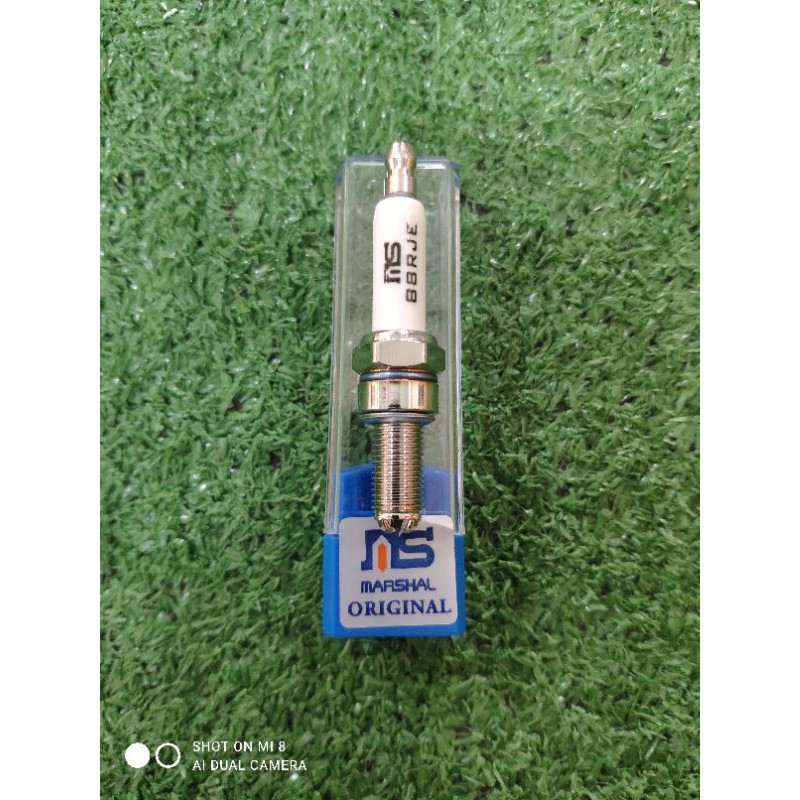 หัวเทียนเขี้ยว 3เขี้ยว หัวเทียนเกลียวยาว 4 จังหวะ ไฟแรง Wave110i Wave125 Sonic Msx