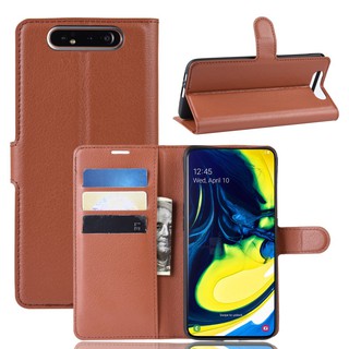 เคส Samsung Galaxy A80 A805FD/Samsung Galaxy A90 A9050 A905FD 6.7 เคสหนัง ฝาพับ โทรศัพท์กรณี