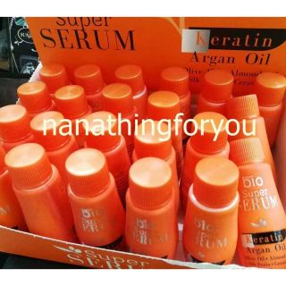 กล่อง24ขวด690บาท แบ่งขาย ปลีกขวดละ39฿ 🔥 ขายเจ้าแรก แท้100%🔥  Green bio super serum Keratin Argan oil 🌻