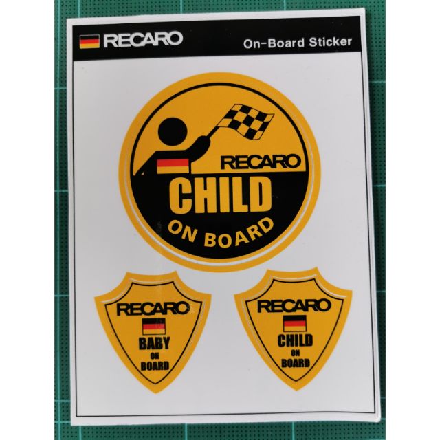 สติ๊กเกอร์​ RECARO BaBy​