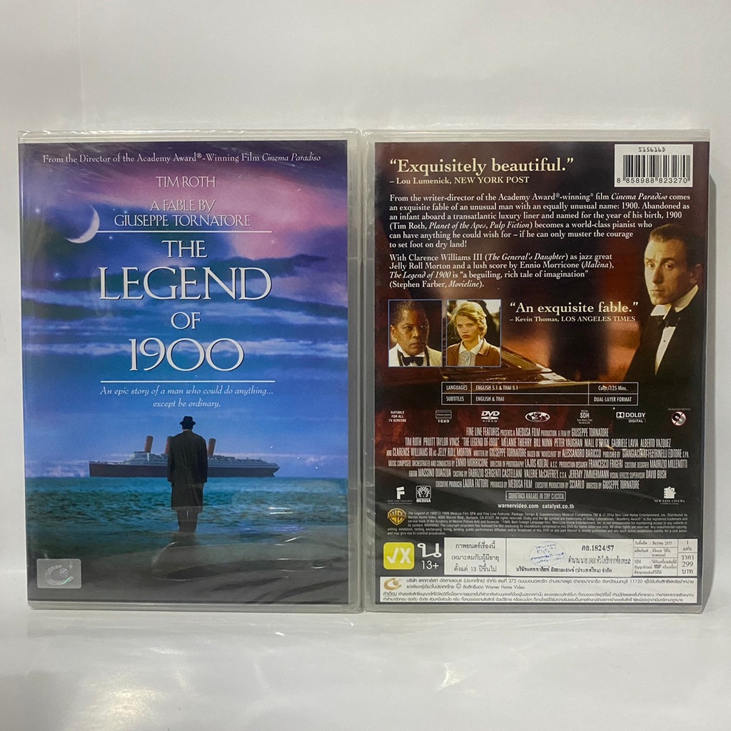 Media Play Legend of 1900, The / ตำนาน นาย 1900 หัวใจรักจากท้องทะเล (DVD) /S15616D