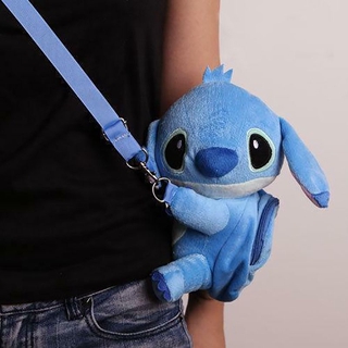 Lilo &amp; Stitch กระเป๋า Crossbody กระเป๋าสะพายไหล่กระเป๋า Messenger แฟชั่นสตรี