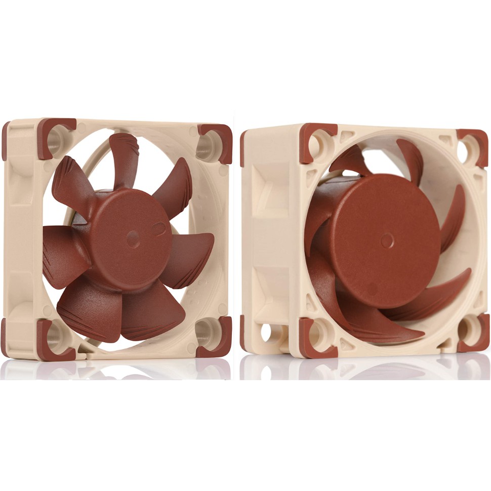 Noctua NF-A4x20, NF-A4x10 ,5000 RPM Premium Quiet Fan, 4-Pin (40x20mm, Brown) (40x10mm, Brown) PWM #พัดลมเล็ก 40mm