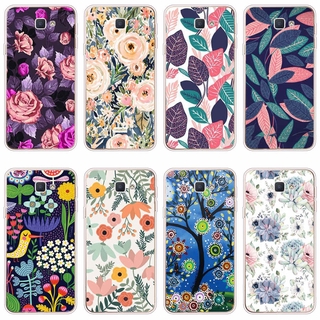 เคสโทรศัพท์มือถือลายดอกไม้สําหรับ Samsung Galaxy J5 2016 J6 2018 J7 2016 2017 J7 Prime J7 Neo