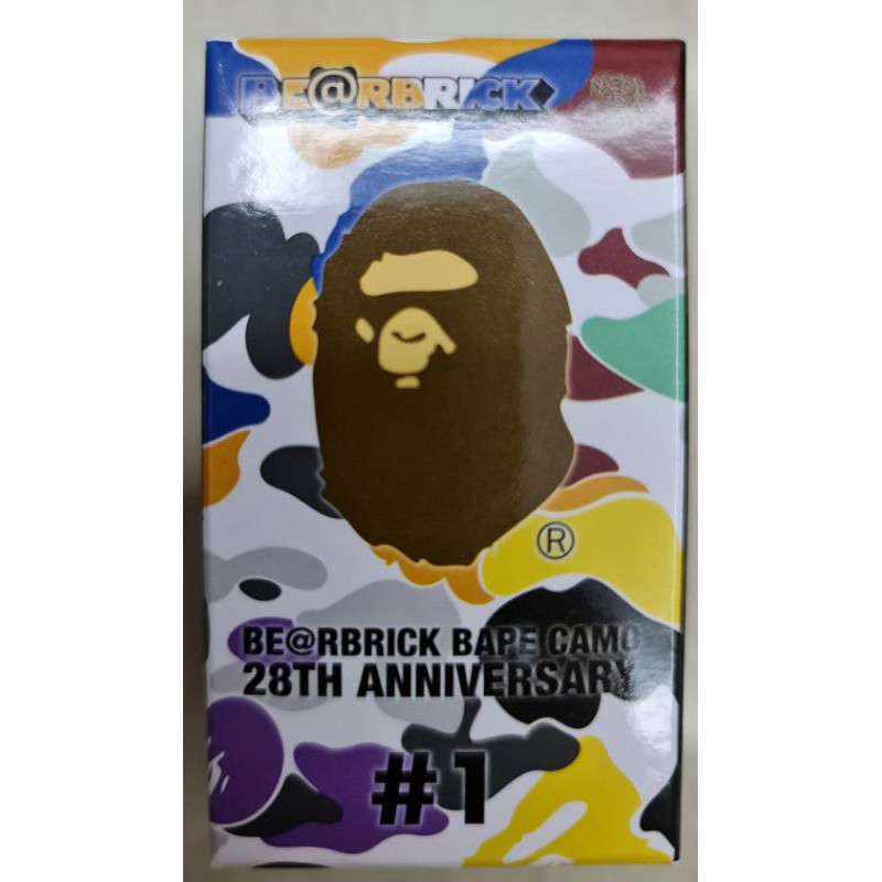 Bearbrick Bape CAMO 28th Anniversary #1 ของใหม่