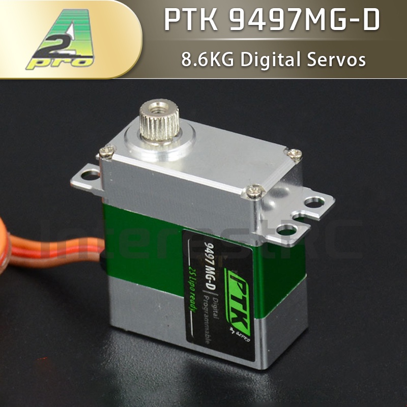 Ptk 9497 MG-D เซอร์โวเซอร์โวมอเตอร์เกียร์โลหะ สําหรับเฮลิคอปเตอร์บังคับ