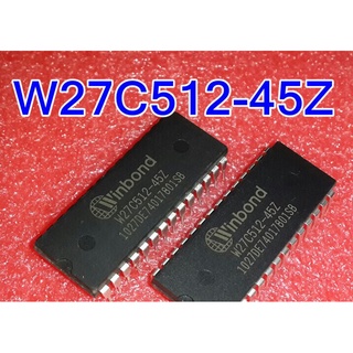 ของแท้ ชิพ IC W27C512 W27C512-45Z DIP28 27C512 W27C512-45 EEPROM 512KBIT 10 ชิ้นต่อล็อต