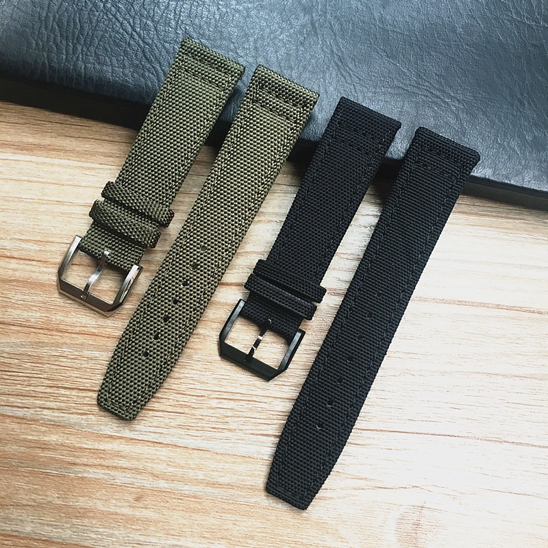 Time Strap ปรับให ้ เข ้ ากับ Universal Portugal Portugal Portugal Portugal Fino iwc Mark The Little Prince Canvas Nylon Strap 20 21 22mm Watch Selection