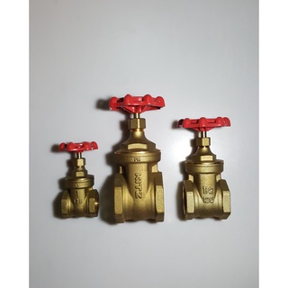 KITZ ประตูน้ำ ทองเหลือง 1 นิ้ว  Brass gate valve Type FH  จำนวน 1 ตัว