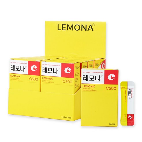 วิตามินซี Lemona Vit C 500mg (1กล่องมี10ซอง)