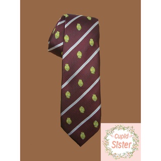 เนคไทนักเรียนญี่ปุ่น ลายริ้วสีแดง Necktie