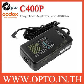 C400P Charger AC Adapter for Godox AD400Pro WB4000P ที่ชาร์ตสำหรับแฟลชโกดอก