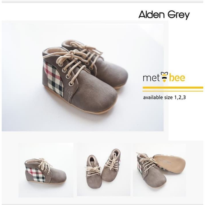 รองเท้า Metbee Prewalker Alden Grey - รองเท้าเด็ก
