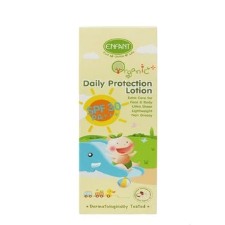 Enfant (อองฟองต์) Organic Plus Daily Protection Lotion ครีมกันแดดเด็ก 6 เดิอนขึ้นไป 150ml./100 ml.