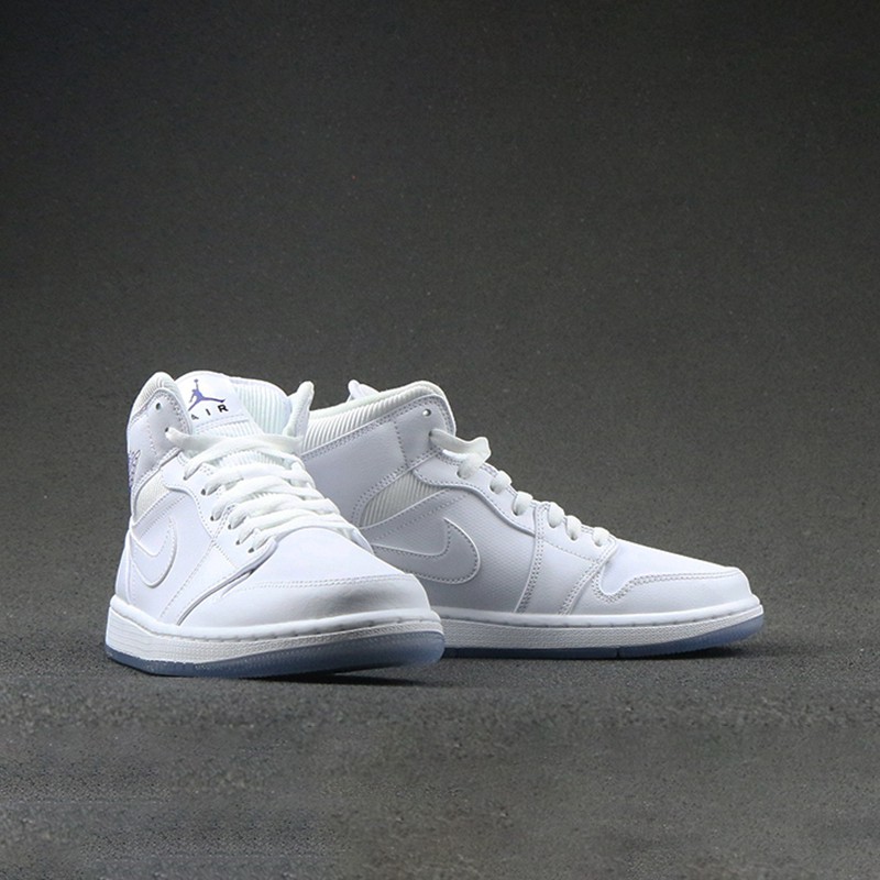 air jordan 1 mid pure white
