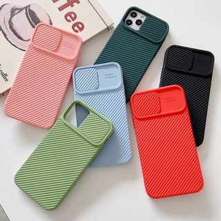 [Ready Stock] Square Push Pull Camera Protection Case Iphone 11 Pro Max X Xr Xs Max Casing Silicone Soft Phone Cover