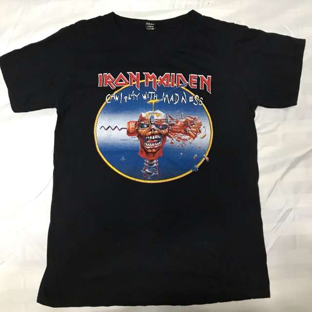 เสื้อยืดแขนสั้น Iron Maiden มือสอง