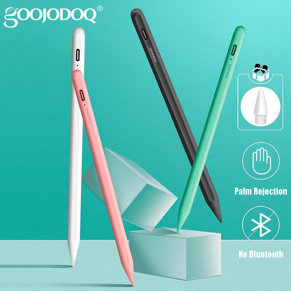 GOOJODOQ GD10 ปากกาสไตลัส วางมือบนจอ+แรเงาได้ ปากกาทัชสกรีน Stylus Pen สำหรับ Air5 Air4 Air3 Gen9,8,7,6 Mini6,5