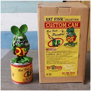 ฟิกเกอร์ Rat Fink Fever Collection Ed Big Daddy Roth Green Rat ขนาด 8 นิ้ว ของเล่นสําหรับเด็ก