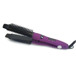 ที่ม้วนผม แปรงม้วนผมไฟฟ้า แกนม้วนผมวอลลุม หนีบตรง ลอน ไดร์ผม Multi-Hair Styler4in1 (สีม่วง)