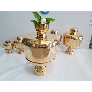 Brass Byfa F1222 ขันน้ำมนต์ 9นิ้วขันน้ำมนต์ หรือ บาตรน้ำมนต์ ขนาด 9นิ้ว