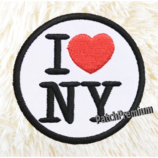 I love NY New York - ตัวรีด (Size M) ตัวรีดติดเสื้อ
