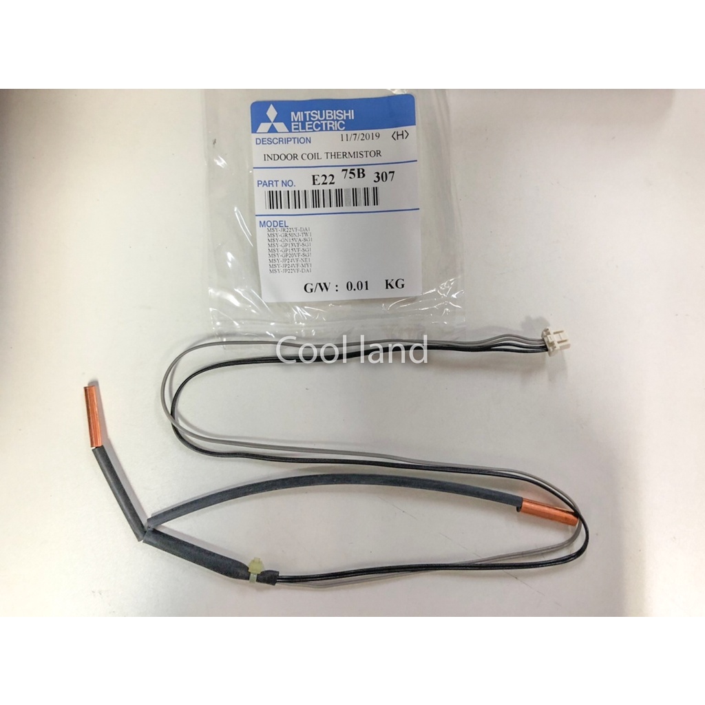 Mitsubishi Electric หางเซ็นเซอร์มิตซู รุ่น MSY-GN18VF / MSY-JP24VF-MY1 พาท E22 75B 307