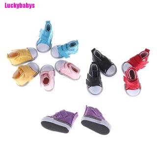 ( Luckybabys ) รองเท้าผ้าใบ ขนาดเล็ก 5 ซม. สําหรับตกแต่ง 1/6 Bjd Bjd