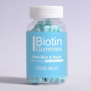 Hair Vitamin gummy | Kovy Biotin 10,000 mcg +collagen + vitamin C,B,E บำรุงผม เร่งผมยาว บำรุงผม เล็บ ผิว