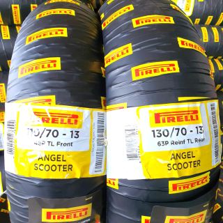 ยางนอก (PIRELLI) ANGEL SCOOTER YAMAHA N-MAX155ยางหน้า110/70-13/ยางหลัง130/70-13เบอร์เดิมติดรถ รหัสสินค้า PWR-27712/27699