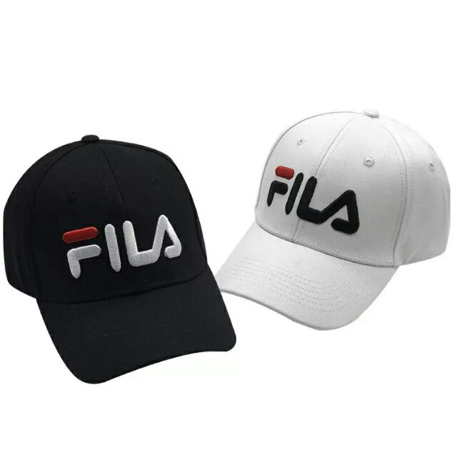 🔥Hit สุดๆ🔥 หมวก Fila ขาว/ดำ #สวยเว่อร์จ้า