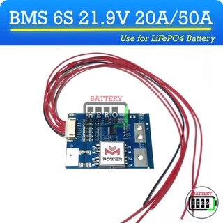 ​BMS 6S 21.9V 20A, 30A, 60A LiFePo4 เป็นวงจป้องกันสำหรับ LiFePO4 Battery จากแบร์ด M-Power