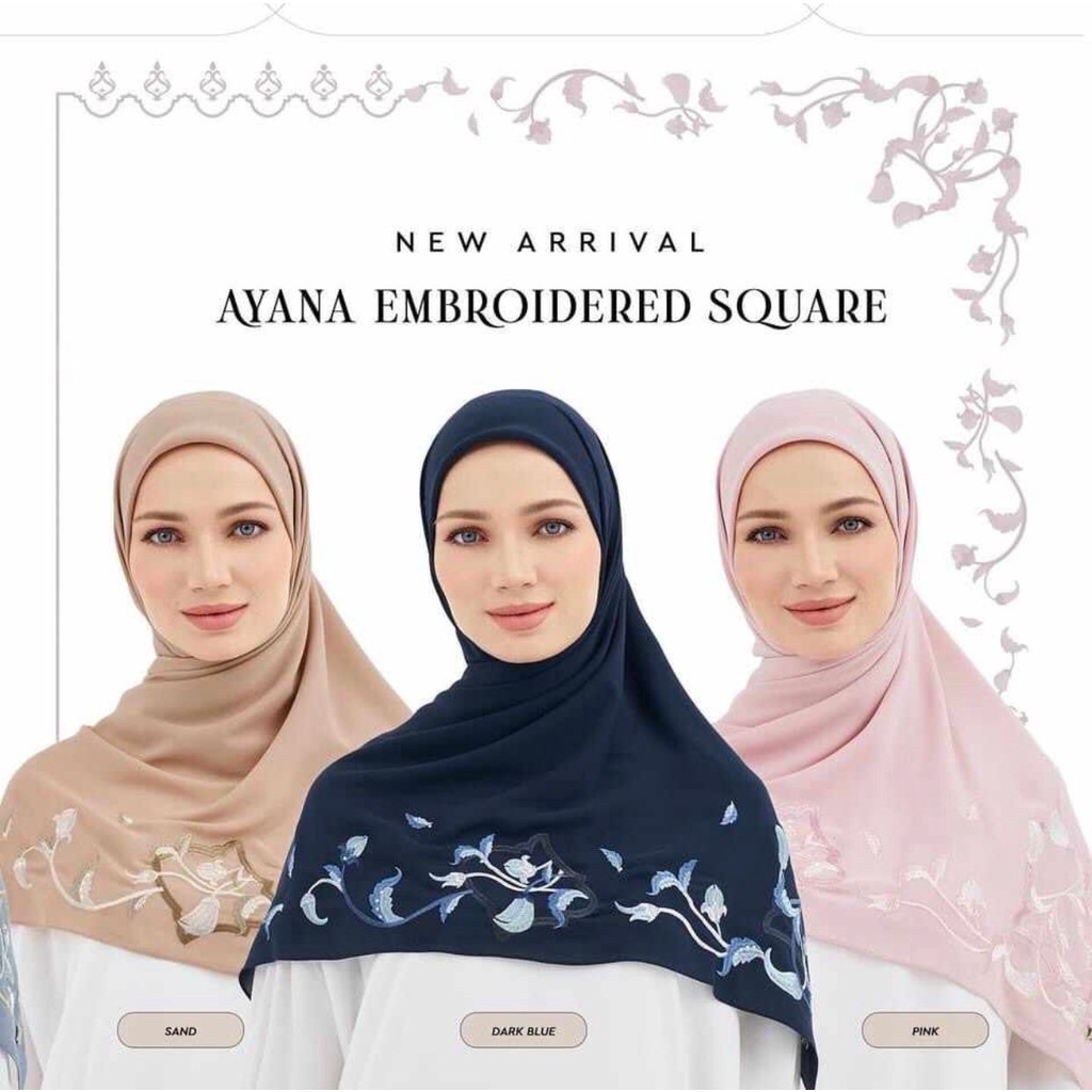 AYANA EMBROIDERED SQUARE NAELOFAR