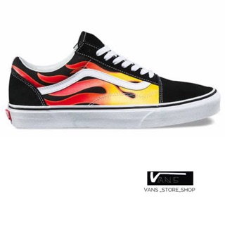 VANS OLD SKOOL FLAME SNEAKERS สินค้ามีประกันแท้