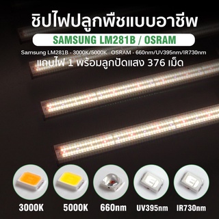 🔥พร้อมส่งในไทย🔥ส่งฟรี🚨ไฟปลูกต้นไม้ 🌱LED SAMSUNG LM281B /OSRAM 660nm+730nm+395nm ปรับ Dimmer ได้