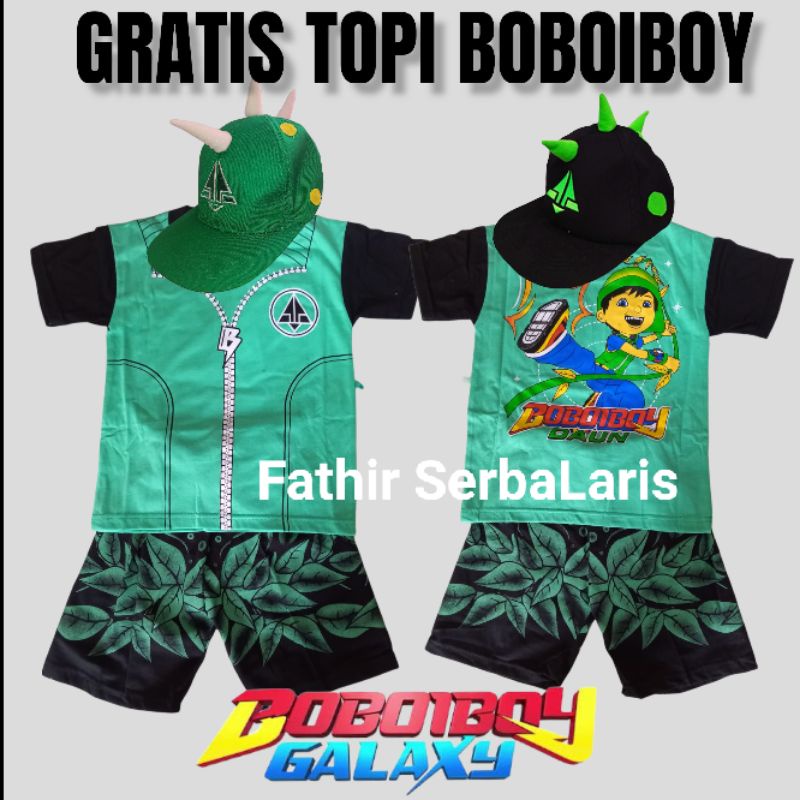 Boboiboy GALAXY BOBOIBOY Leaf Boys เสื้อผ้าเด็ก / เครื่องแต่งกาย BOBOIBOY ล่าสุด สําหรับเด็ก