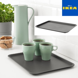 GO_IKEA {พร้อมส่ง+แท้💯%} TILLGÅNG ทิลล์กง ถาด, เทา, 37x29 ซม.