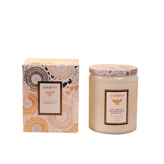 Scented Candleเทียนหอมไขถั่วเหลือง มีหลากหลายกลิ่น กลิ่นหอมทั่วห้อง สร้างบรรยากาศ ขวดสวย มีใส่กล่องให้